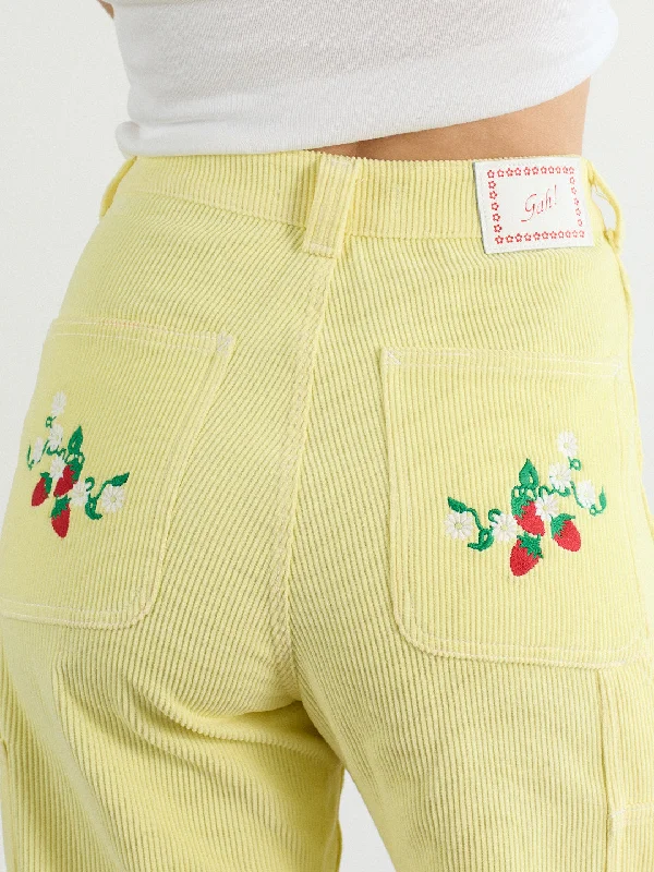 Women's High-Fashion Clothes Dylan Pant - Butter/Strawberries