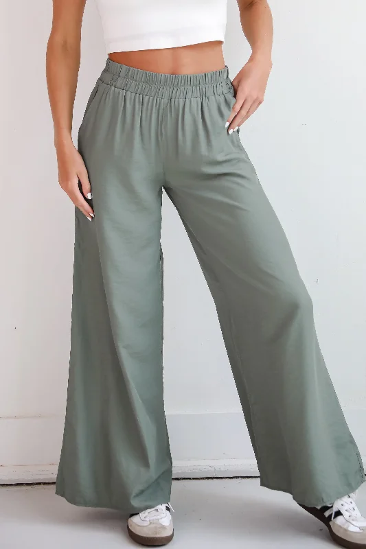 Women's Comfortable Garments FINAL SALE - Positively Delightful Wide Leg Pants