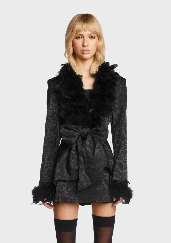 Women's Versatile Apparel Crushes And Wishes Brocade Coat