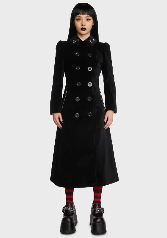 Women's Office Attire Gothic Rebel Trench Coat