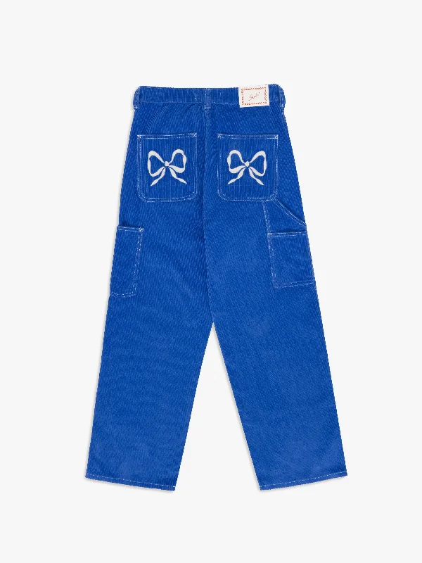 Women's Transitional Clothes Dylan Pant - Cobalt/Bows