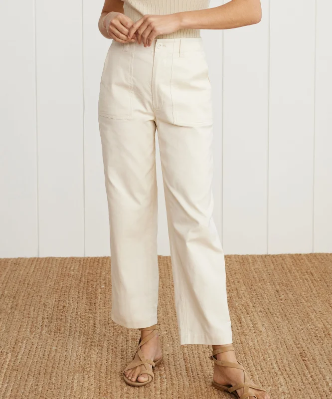 Women's Holiday Clothing Cotton Linen Ranger Trouser