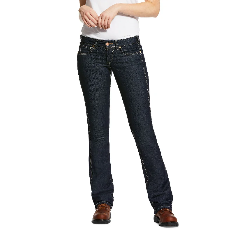 Women's Outerwear Attire Ariat Women's Rebar DuraStretch Raven Denim Pant