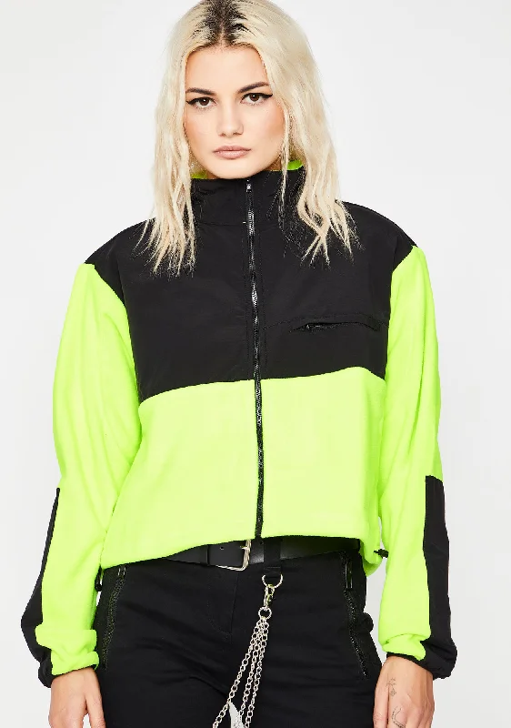 Women's Outfit Nunya Business Neon Jacket