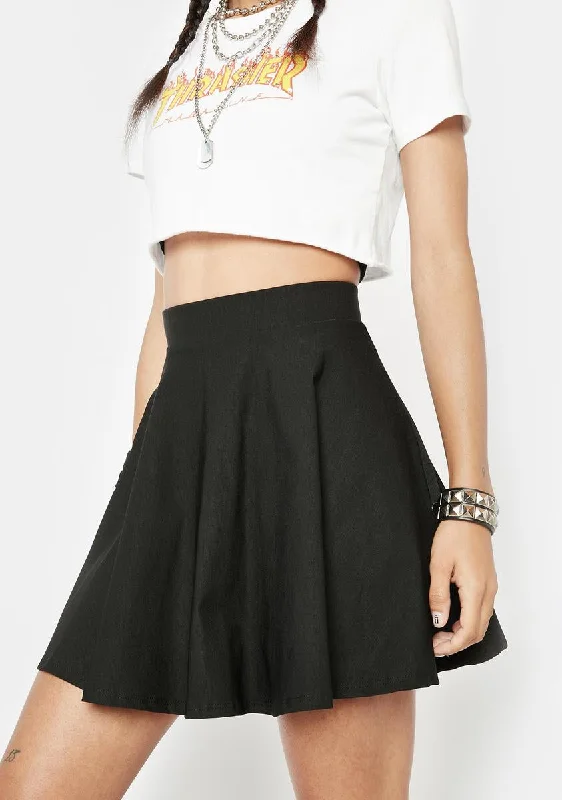 Women's Trendy Garments Midnight Former Love Skater Skirt