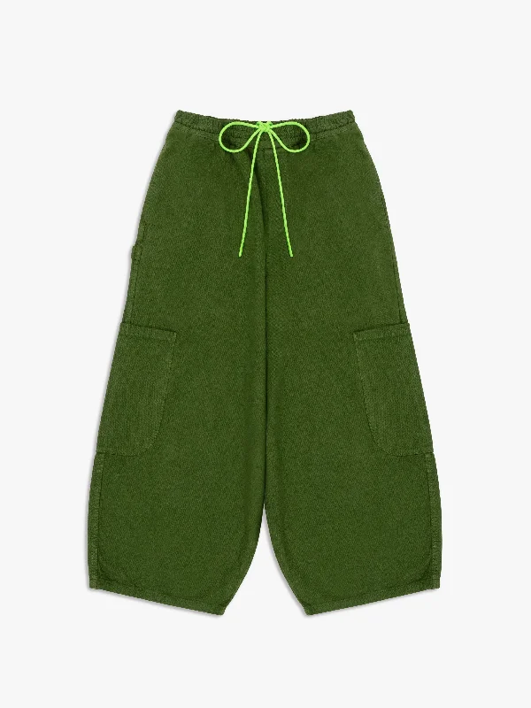 Women's Formal Clothes Chef Pant - Kale Green