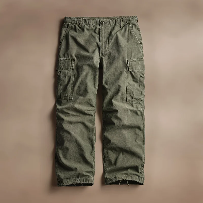 Modern Women's Apparel Vintage Jungle Cargo Pant - Army Green