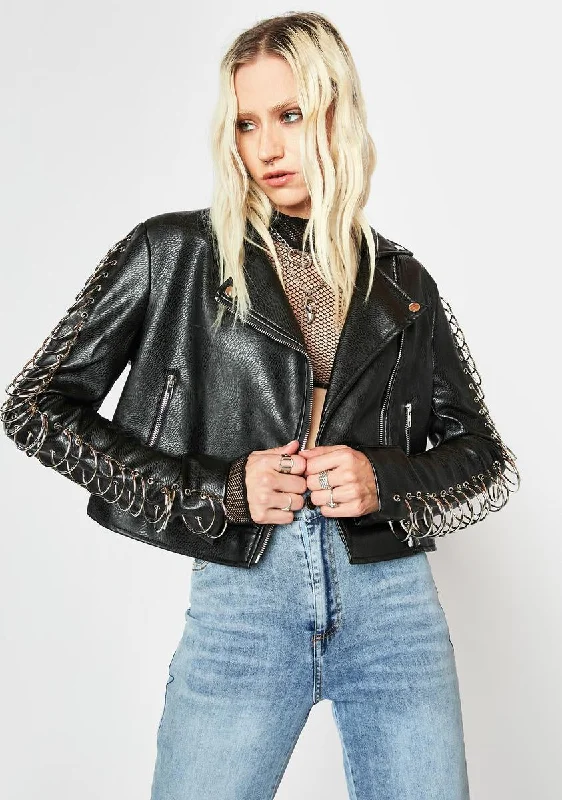 Affordable Women's Clothing Ringo Leather Jacket