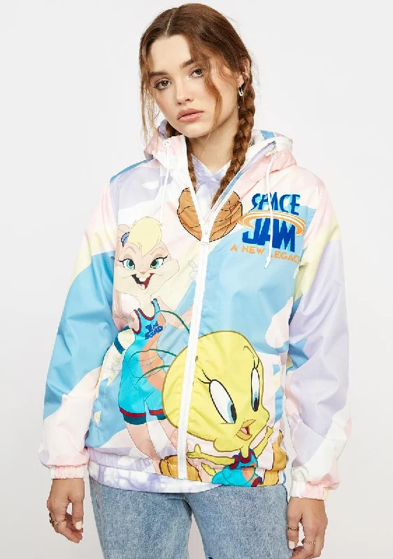 Women's Outdoor Attire x Looney Tunes Space Jam Windbreaker