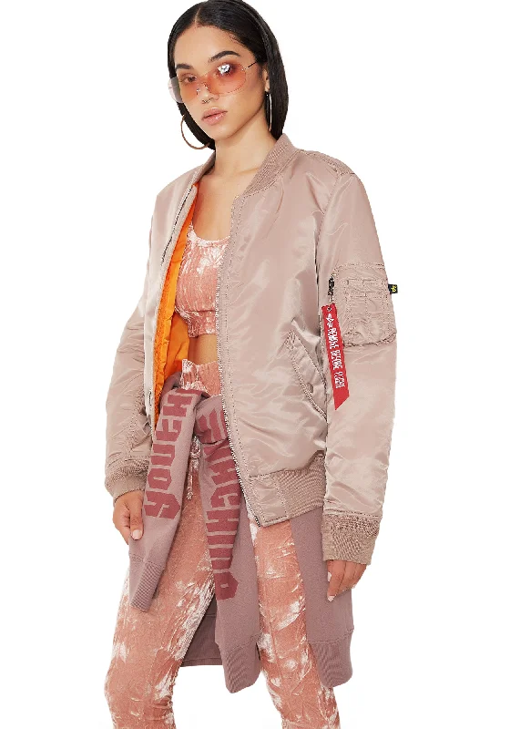 Casual Garments For Women MA-1 W Flight Jacket