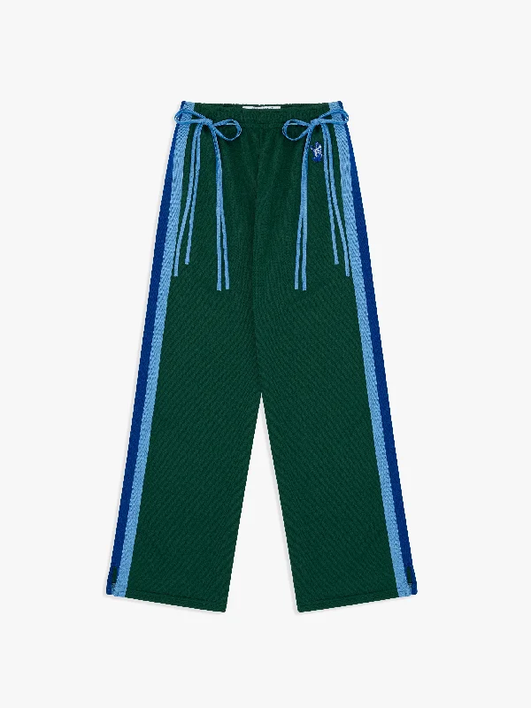 Comfortable Women's Clothing Bows Lacrosse Pant - Dark Green