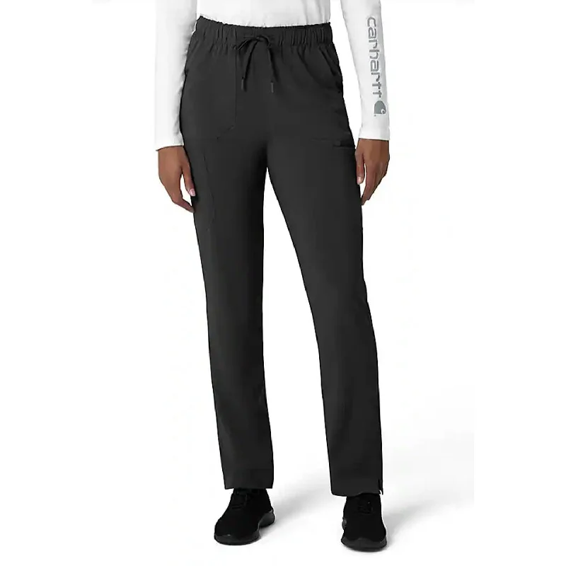 Formal Garments For Women Carhartt Women's Force Cross Flex 7-Poket Cargo Scrub Pant_Black