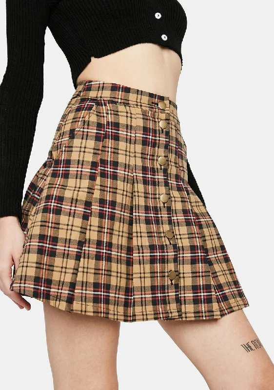 Tailored Clothing For Women Life Finds A Way Plaid Skirt