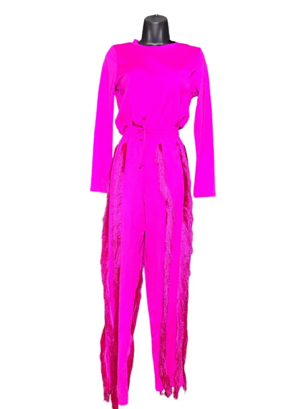 Timeless Women's Clothing Women's 2 Piece Fringe Set In Pink