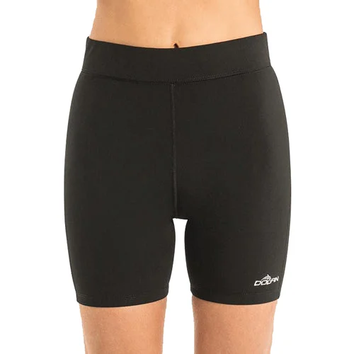 Women's Transitional Garments Dolfin Aquashape Women's Mid-Length Short: Black