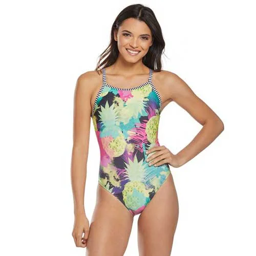 Women's Seasonal Attire Dolfin Uglies Aloha V-2 Back One Piece