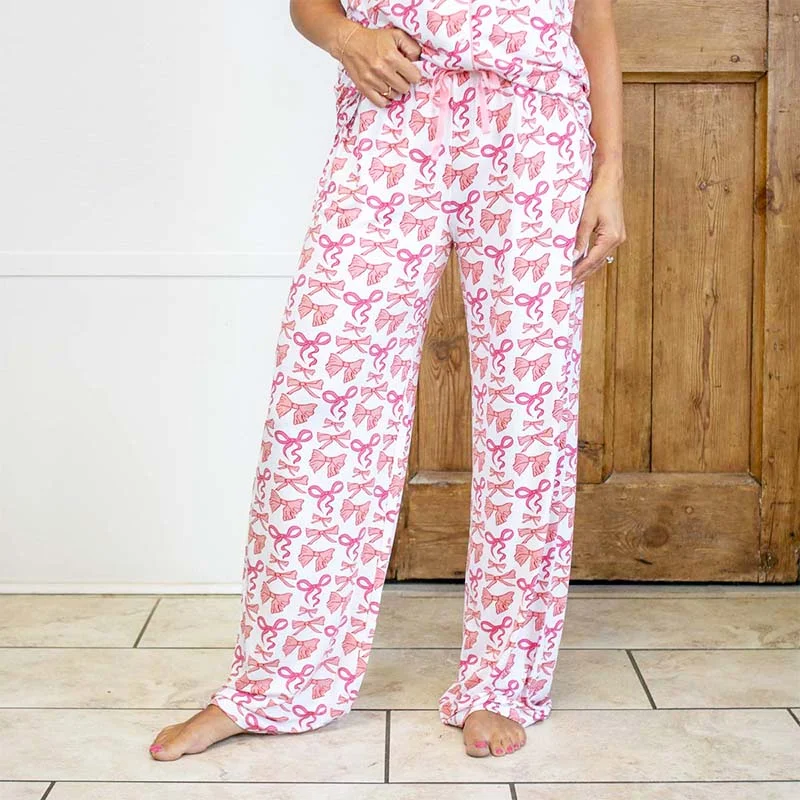 Women's Transitional Attire Women's Sutton Bow Pajama Pants