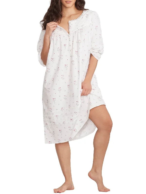 Women's Outerwear Clothing Eileen West Women's Rosebud Brushed Cotton Waltz Nightgown