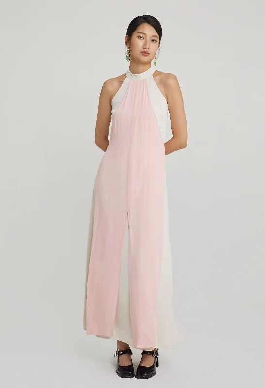 Modern Women's Attire Lotus Bloom Maxi Dress