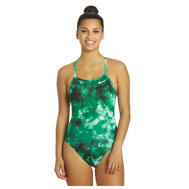 Women's Seasonal Garments Nike Tie Dye Crossback One Piece Swimsuit