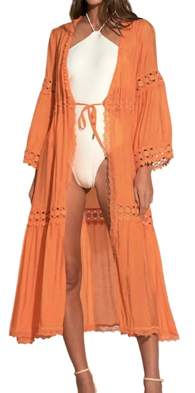 Women's Transitional Garments Kehlani Coverup In Orange Vcl6102