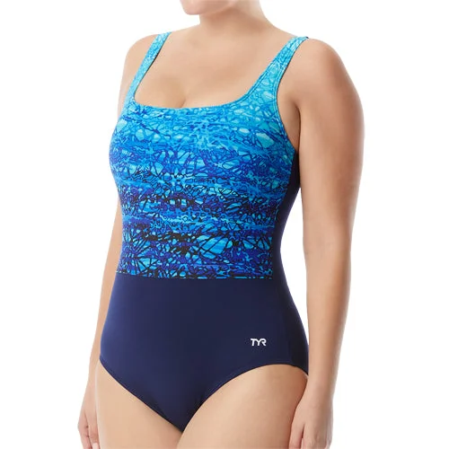 Women's Athletic Clothes TYR Women's Arctic Scoop Neck One Piece