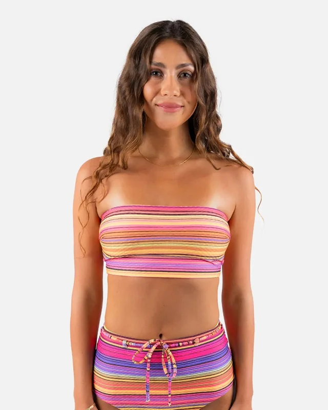 Women's Cozy Winter Attire Palapa Bandeau Bikini Top