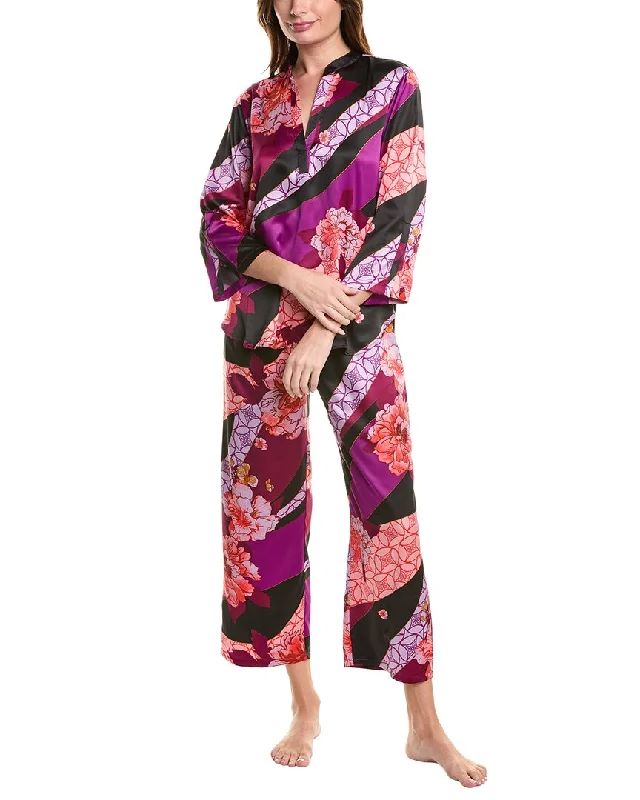 Women's Work Outfit For The Office N Natori 2pc Shirt & Pant Set