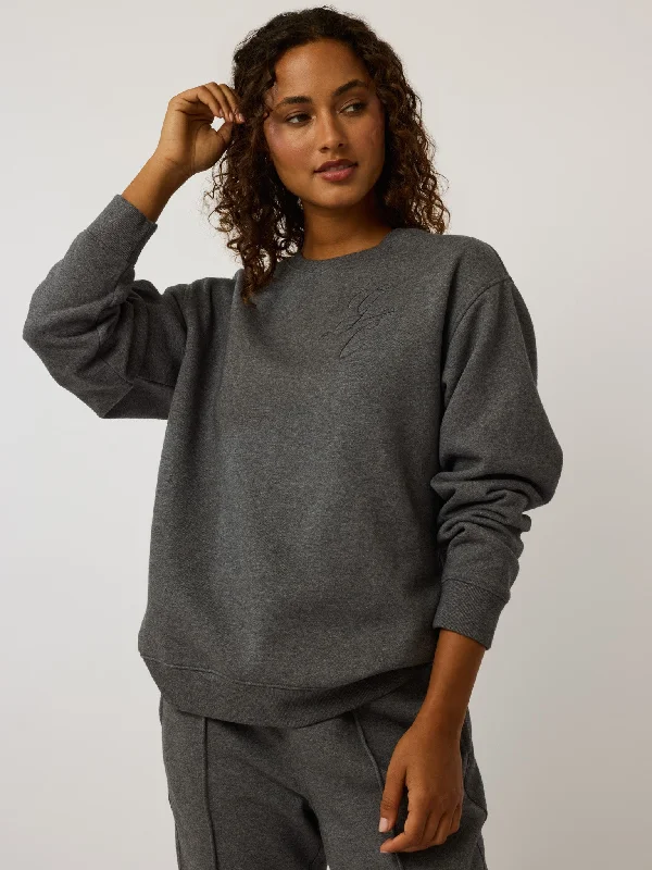 Women's Fashionable Clothing Sets Greyson Melange Aspen Crewneck