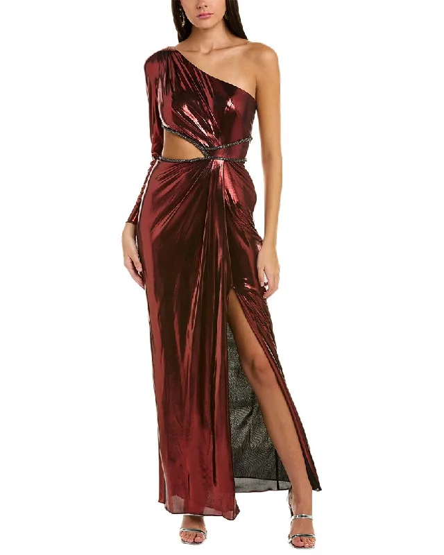 Women's Travel Apparel Marchesa Notte One-Shoulder Gown