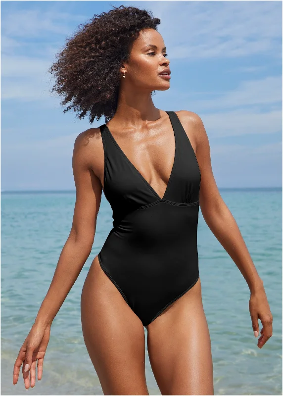 Women's Clothes For Outdoor Events Maldives One-Piece - Black Beauty